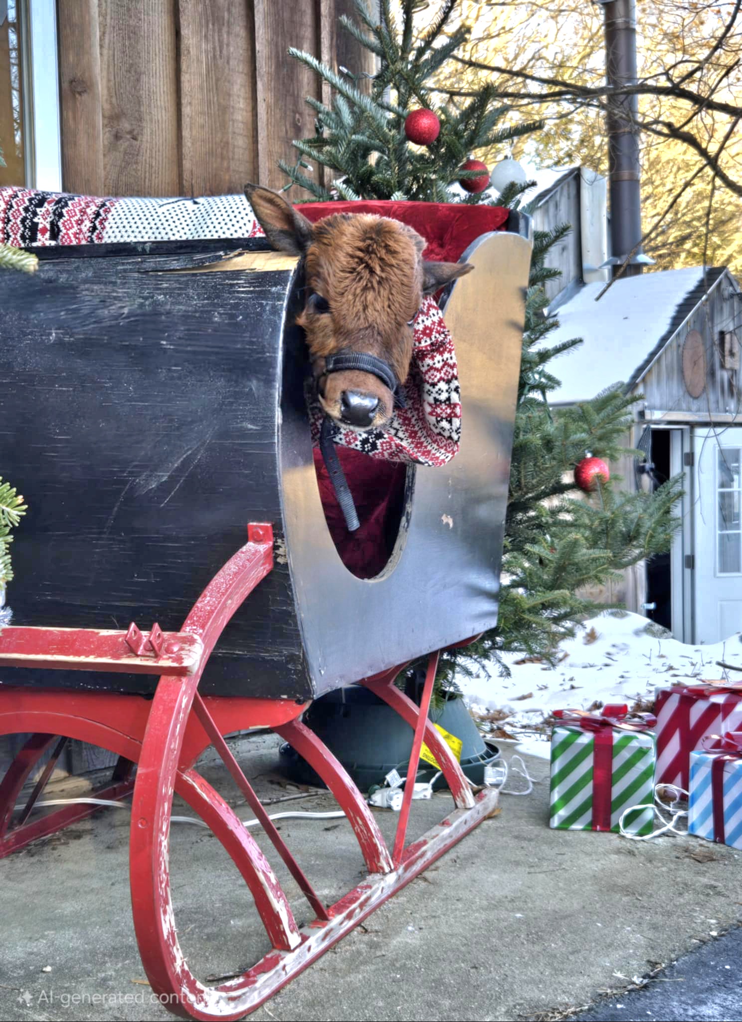 Stop by and visit with the alpacas, mini horse, mini cow and cats